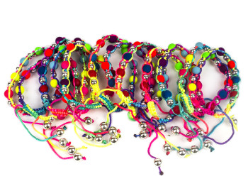 Браслет на веревочке (расцветки ассорти)