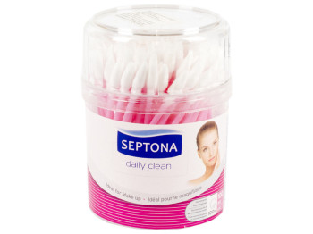 Ватные палочки "Septona" косметические круглая банка 100шт
