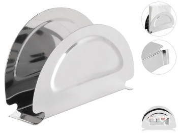 Салфетница Kmt Style, нержавеющая сталь, 12×8×3,2см, цвет серебристый