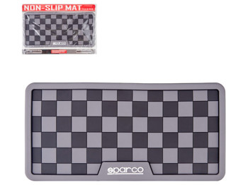 Коврик противоскользящий для торпедо Sparco Chess, 30×15см
