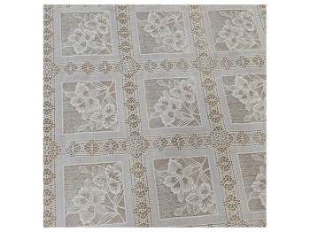 Клейонка ПВХ LACE, бежева, 1,37x20м (ціна за рулон)