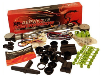 Стеклоподъемник Tiger для 2 дверей, 3 кнопки, комплект TR-2EPW + PW-2