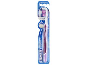 Зубна щітка Oral-B 3D White Відбілювання 40 середньої жорсткості