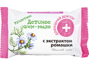 Детское крем-мыло Домашний доктор с экстрактом ромашки 70г