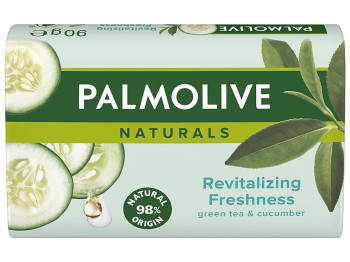 Мыло твердое Palmolive Naturals Зеленый чай и огурец, 90г