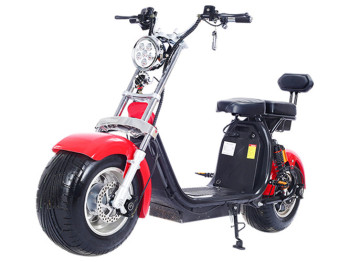 Электроскутер Citycoco Long 1500W, 60V12Ah, Red