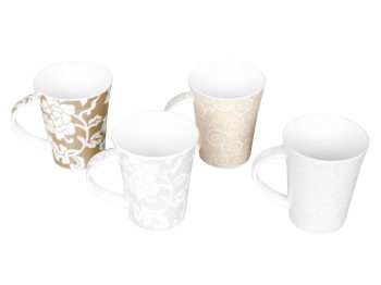 Чашка Глазурь 375мл (расцветка ассорти)