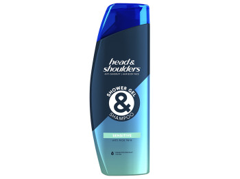 Шампунь и гель для душа против перхоти Head&Shoulders Для чувствительной кожи 270мл