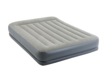 Велюр кровать со встроенным насосом 220В. Intex 64118