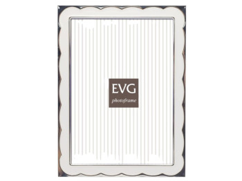 Фоторамка EVG, ONIX E03 White, метал, 10×15 см