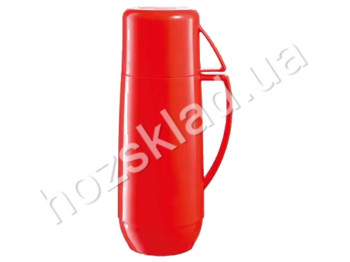 Термос с кружкой FAMILY COLORI 750мл красный 91401