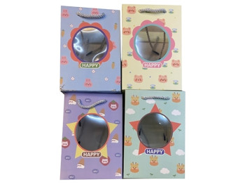 Пакет подарунковий паперовий Happy L, 33x25x12см