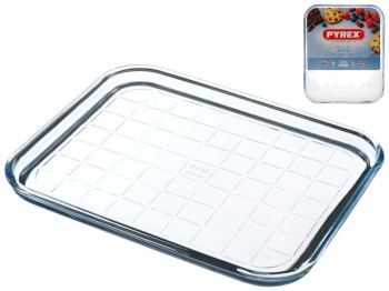 Форма для запекания Pyrex Cook & Enjoy, прямоугольная, жаропрочное стекло, 32×26×2см,цвет прозрачный