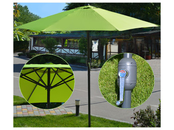 Зонт Stenson Кафе антиветер 2,7м, 8 спиц