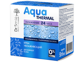 Крем для обличчя зволожуючий Dr.Sante Aqua Thermal для жирної шкіри 50мл
