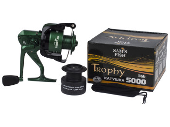 Катушка Sams Fish Trophy 5000 3bb, пластиковая шпуля