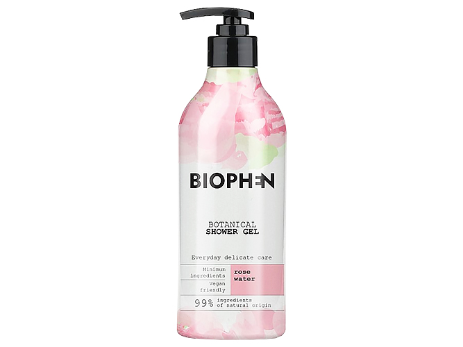 Гель для душа Biophen botanical Rose, 400мл
