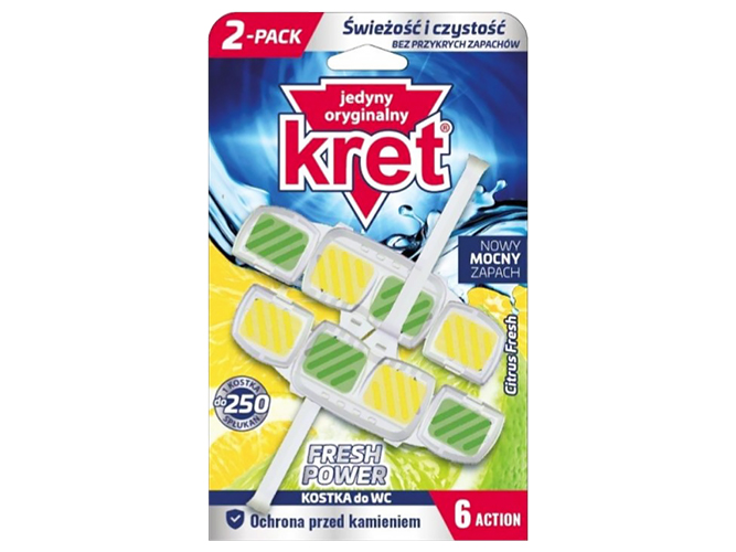 Блок для унитаза Kret Citrus Fresh, 2шт