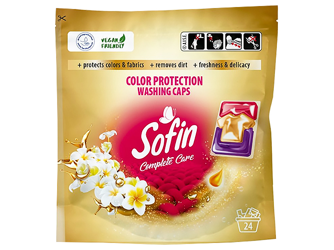 Капсулы для стирки Sofin Global Complete Care & Color, 24шт