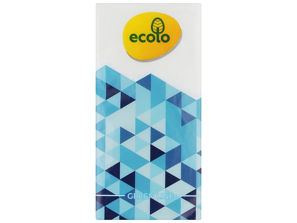 Хустинки носові Ruta Ecolo 9шт, 2х шарові, без аромату (ціна за пачку 9 хусточок)