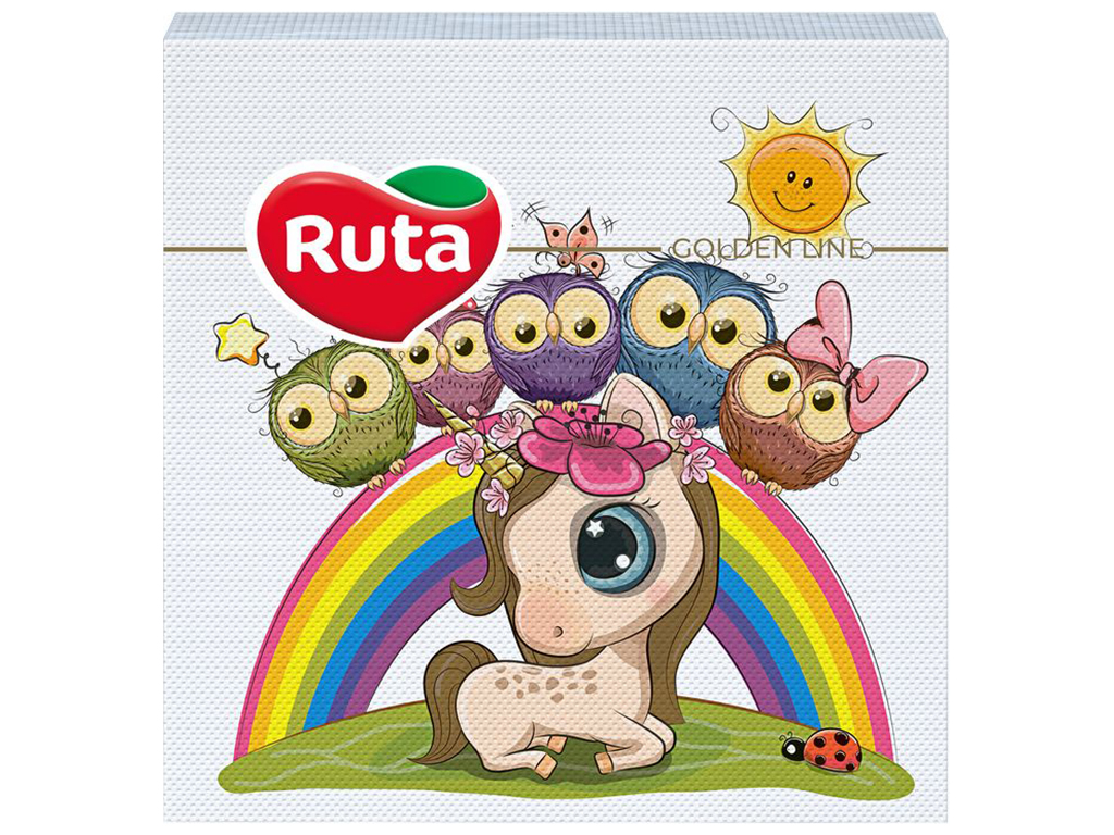 Серветки Ruta Казка 33х33см, 20шт, 2х шарові, з друком
