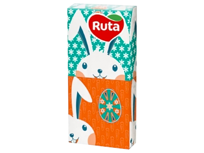 Серветки Ruta ART Кролик 1/8, 33х33см, 3шари, 10шт 48316
