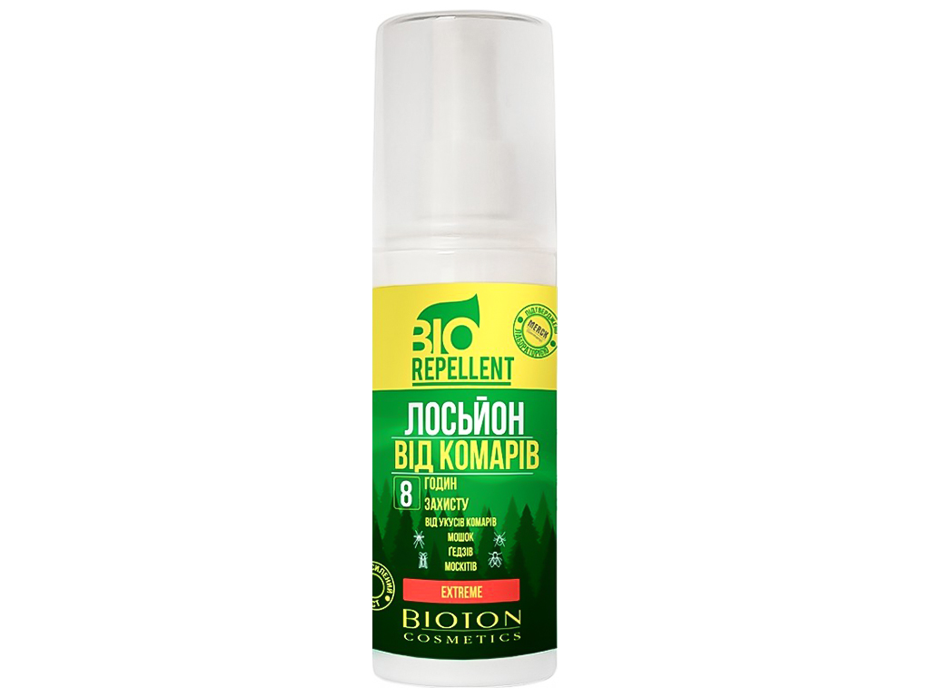 Лосьйон від комарів Bioton Cosmetics Bio Repellent Extreme 8 годин захисту, 100мл