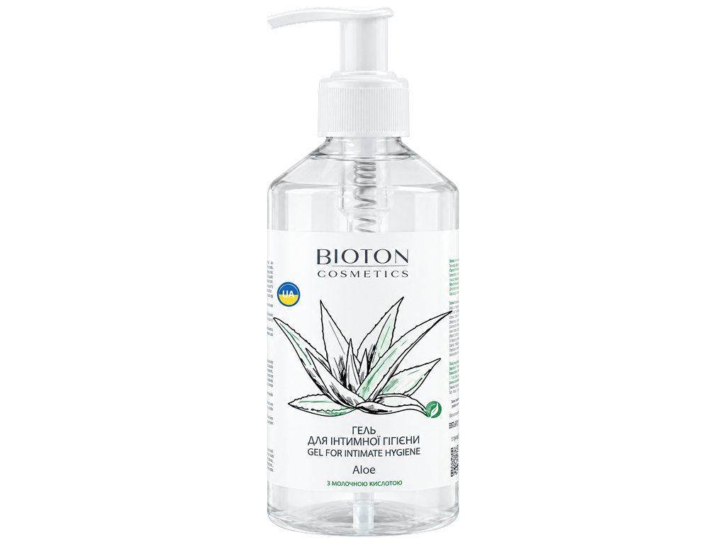 Гель для інтимної гігієни Bioton Cosmetics Aloe, з екстрактом алое, 300 мл