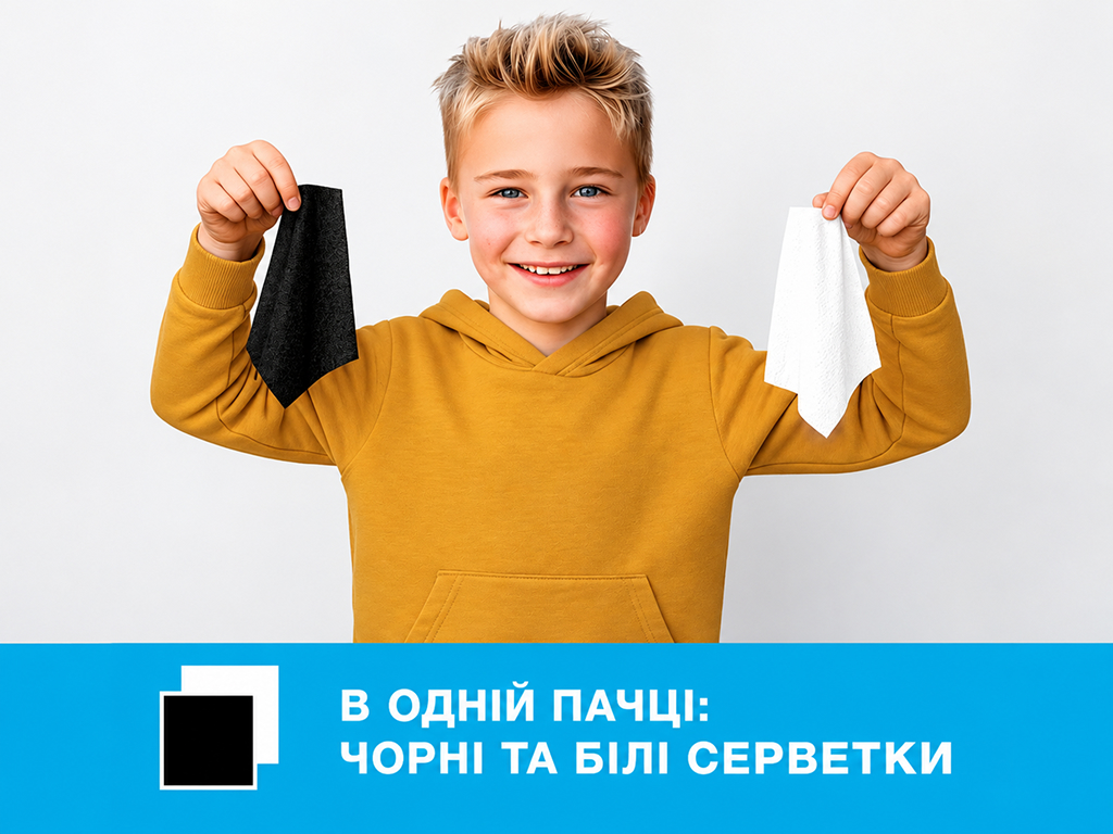 Влажные салфетки Smile Зебруля, черные и белые, для рук и тела, 24 шт