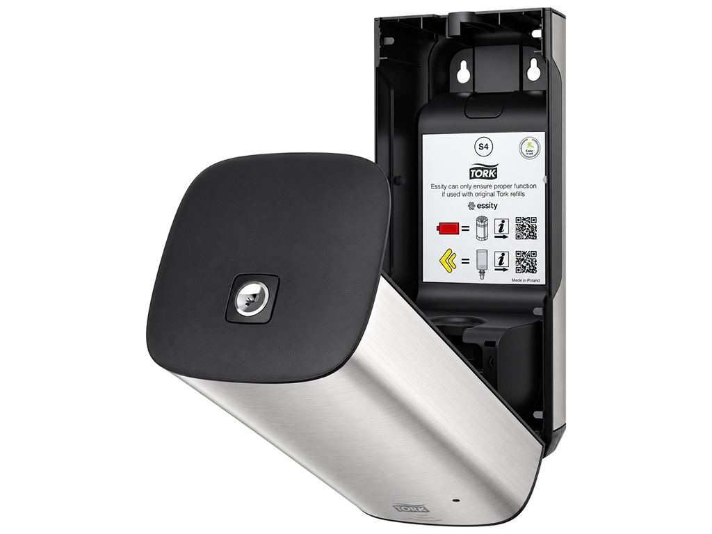 Диспенсер для мила Tork Intuition Image Line, сенсорний, нержавіюча сталь, 28×11,6×13,1см