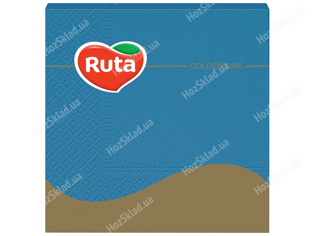 Серветки Ruta 33х33см, 20шт, 3х шарові, лазурні ароматизовані