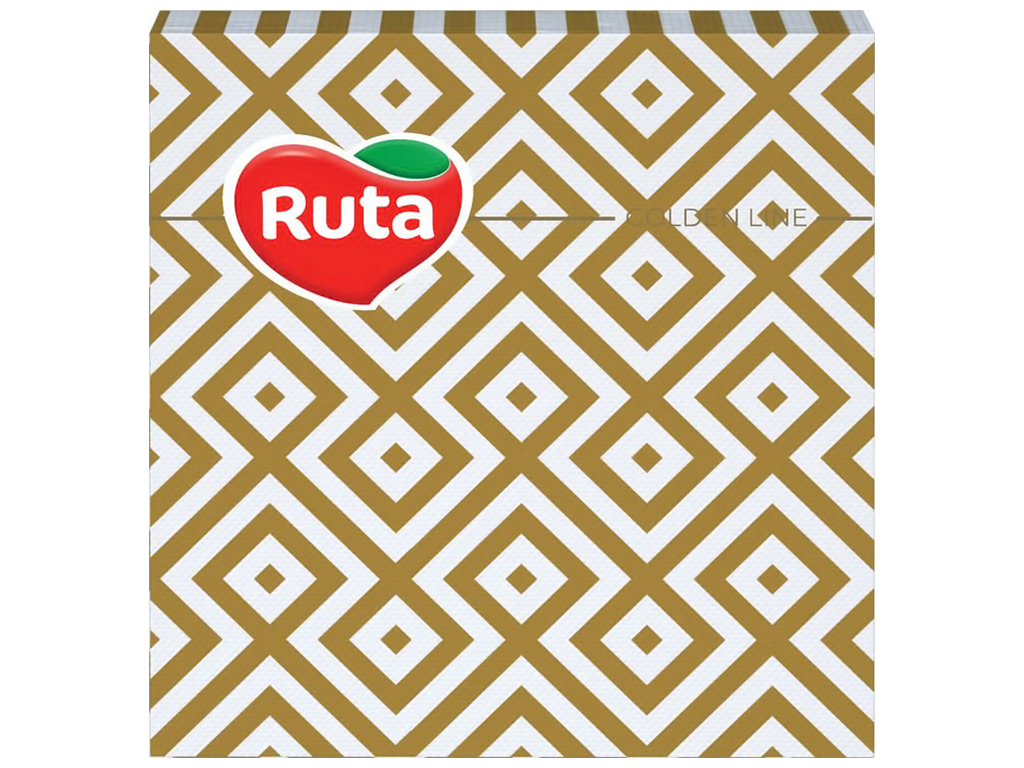 Салфетки Ruta Праздничный микс 33х33см, 20шт, 2х слойные, с печатью