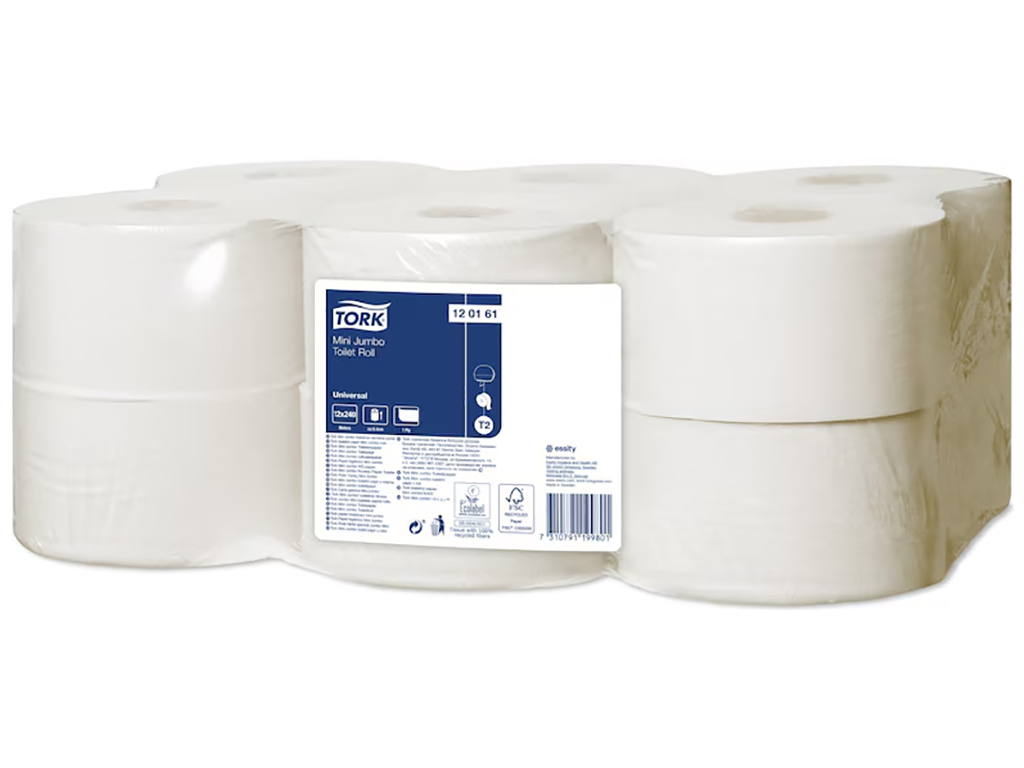 Папір туалетний Tork Mini Jumbo, 240м, 1 шар, T2