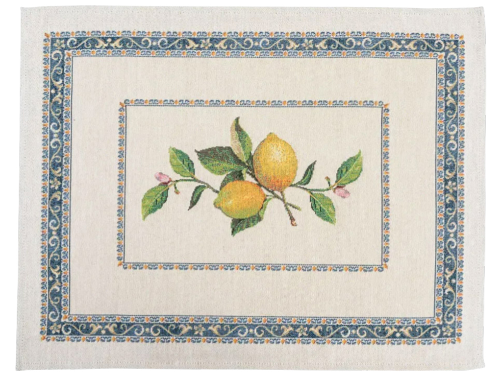 Салфетка гобеленовая Лимоны, 37×49см