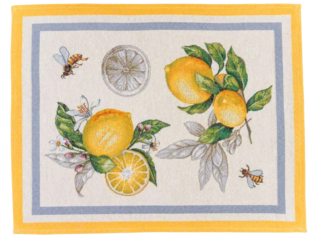Салфетка гобеленовая Сочные Лимоны, 37×49см