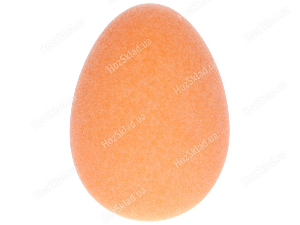 Декор Пасхальное Яйцо, 15см, цвет - оранжевый