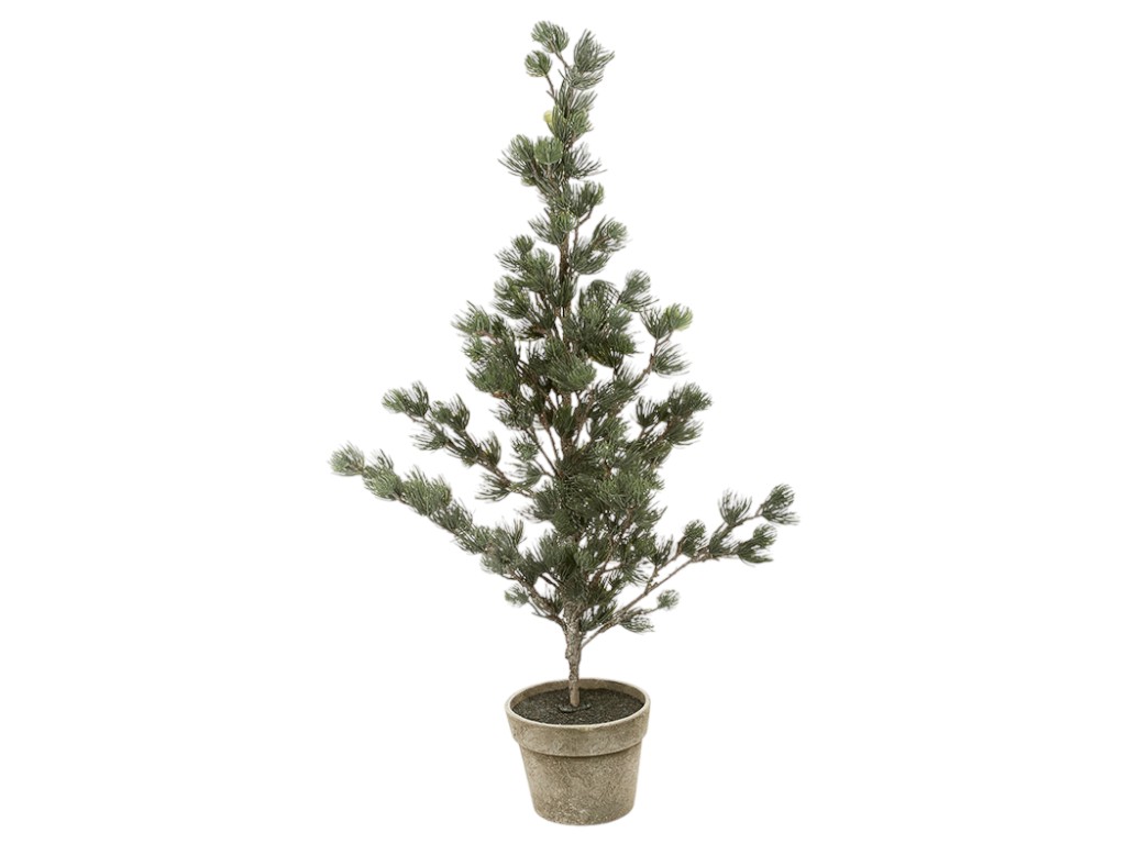 Кедр декоративный, полиэтилен, 50×50×94см, цвет хвоя