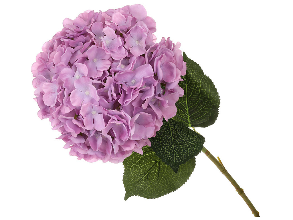 Гілка гортензії декоративна, колір-рожевий, 92см