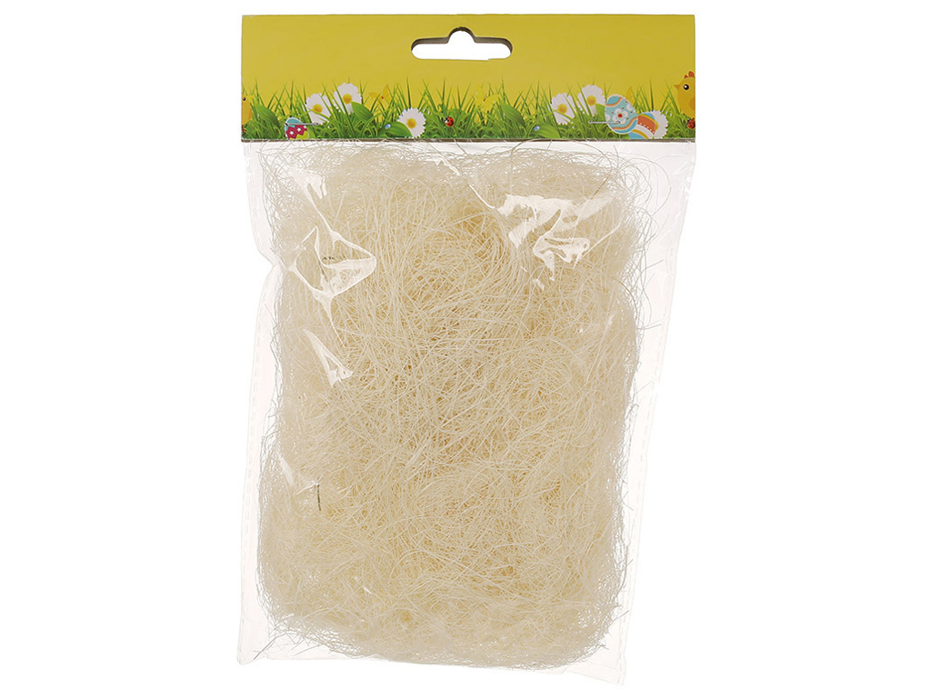 Декоративна суха трава натуральна світла для наповнення кошиків 20г