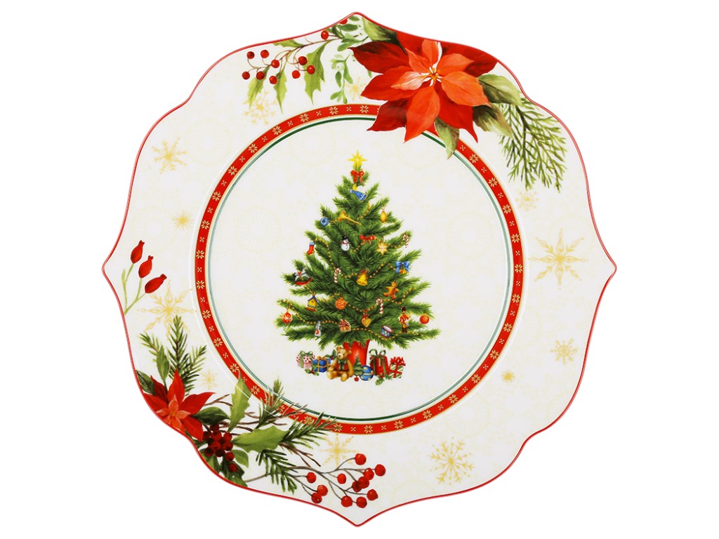 Тарелка сервировочная Christmas Story, фарфор, 27,5×2см