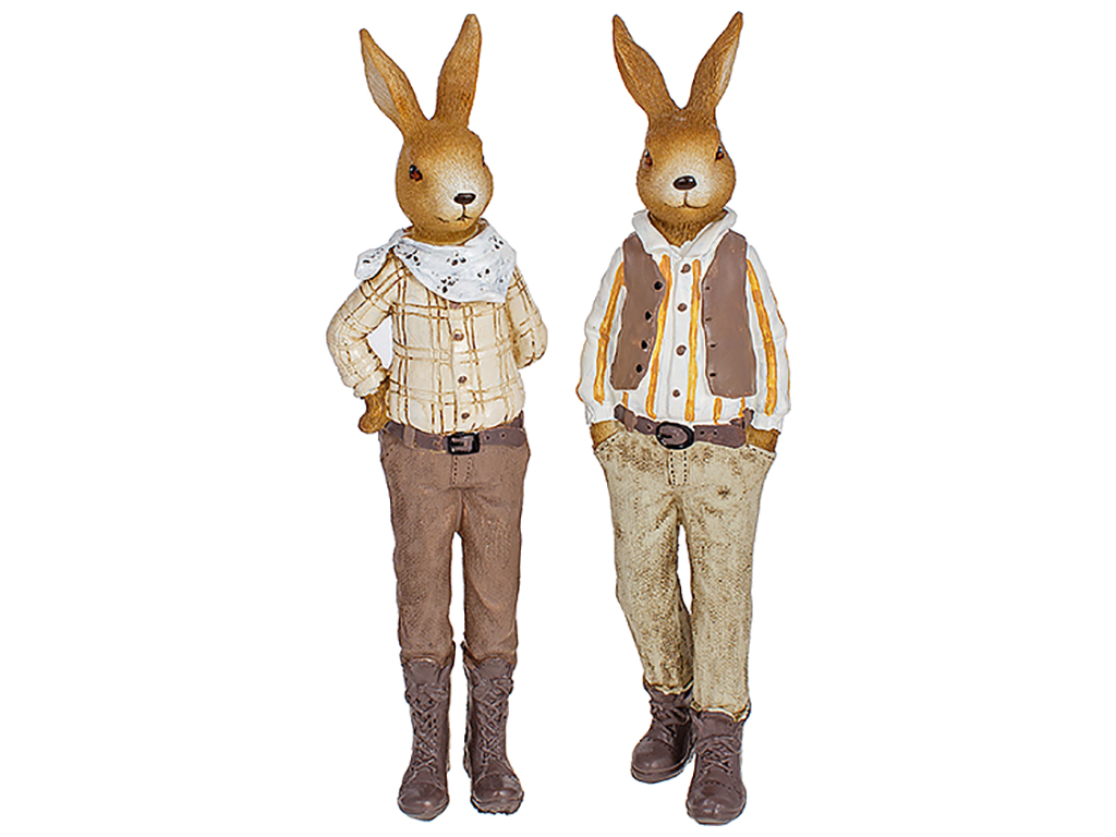 Декоративная статуэтка Кролик, 38см, 2 дизайна