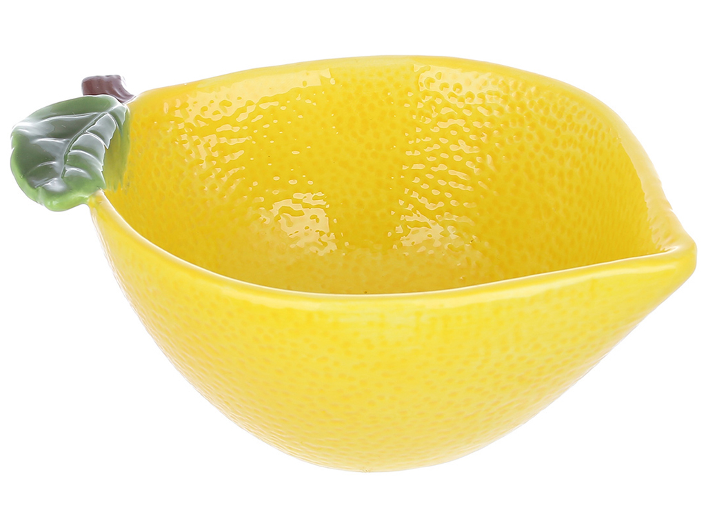 Салатник керамический Lemon, 17,5х13х6,5см, 400мл