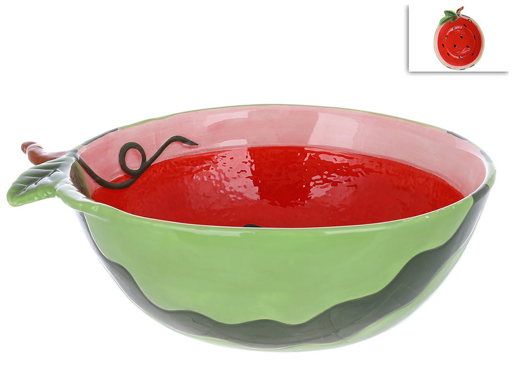 Салатник керамический Watermelon, 30х23,8х10см, 3л