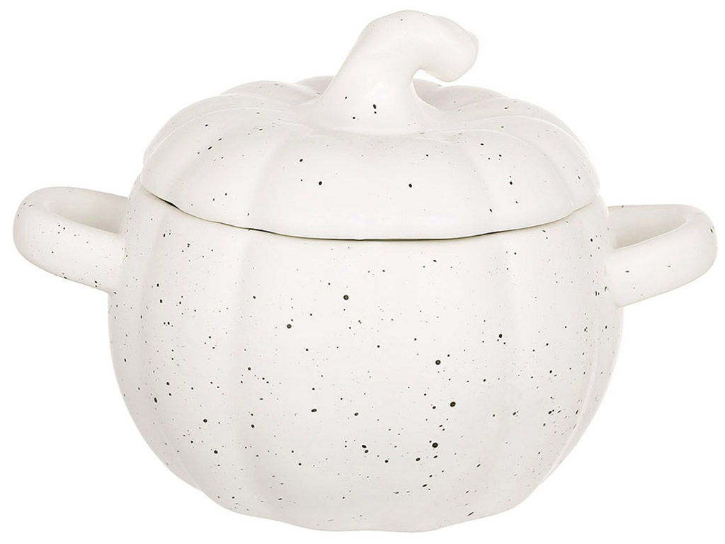 Банка для сипучих продуктів, керамічна, Гарбуз граніт, 600мл