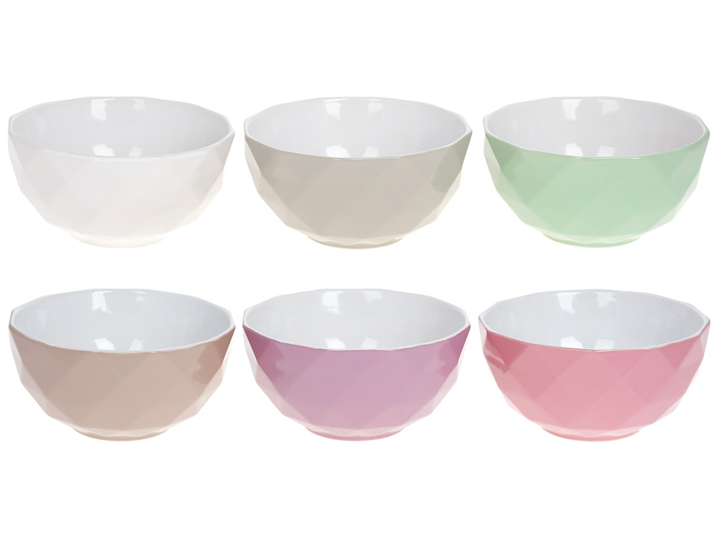 Піала керамічна Амстердам, 530мл, колір асорті