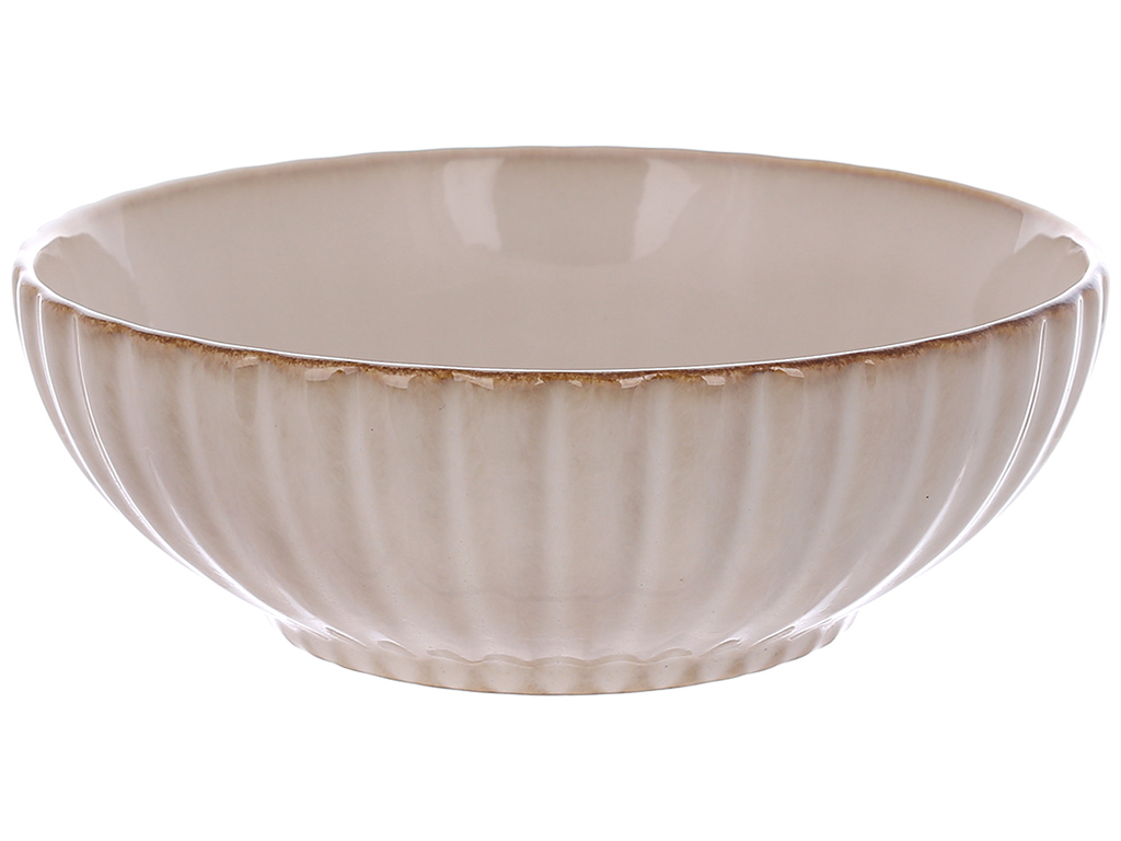 Піала керамічна Daisy, D17см, колір - бежевий