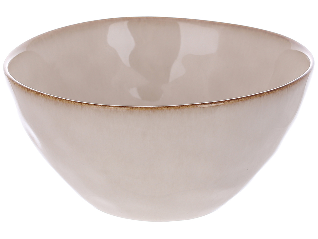 Піала керамічна Casual, D15см, колір – бежевий