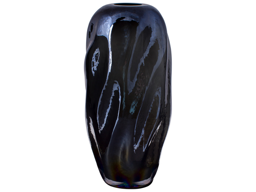 Ваза Infinity, 31,5см, колір - синя сталь