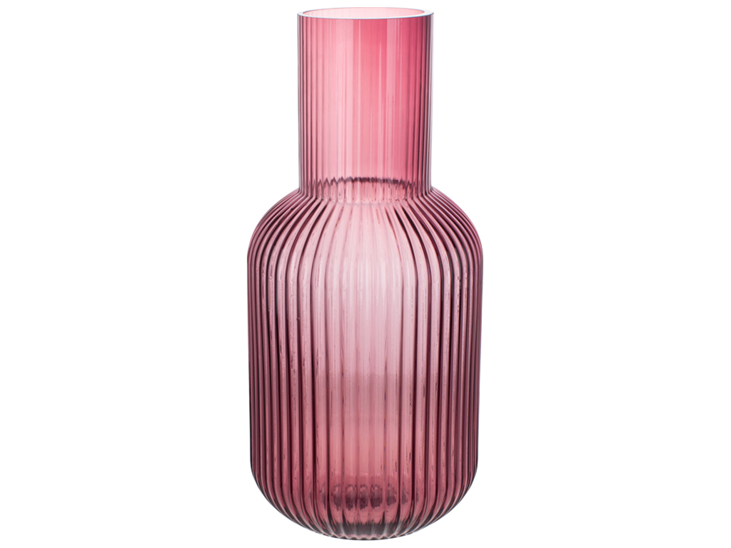 Ваза Bottle 34см, колір - темно-рожевий