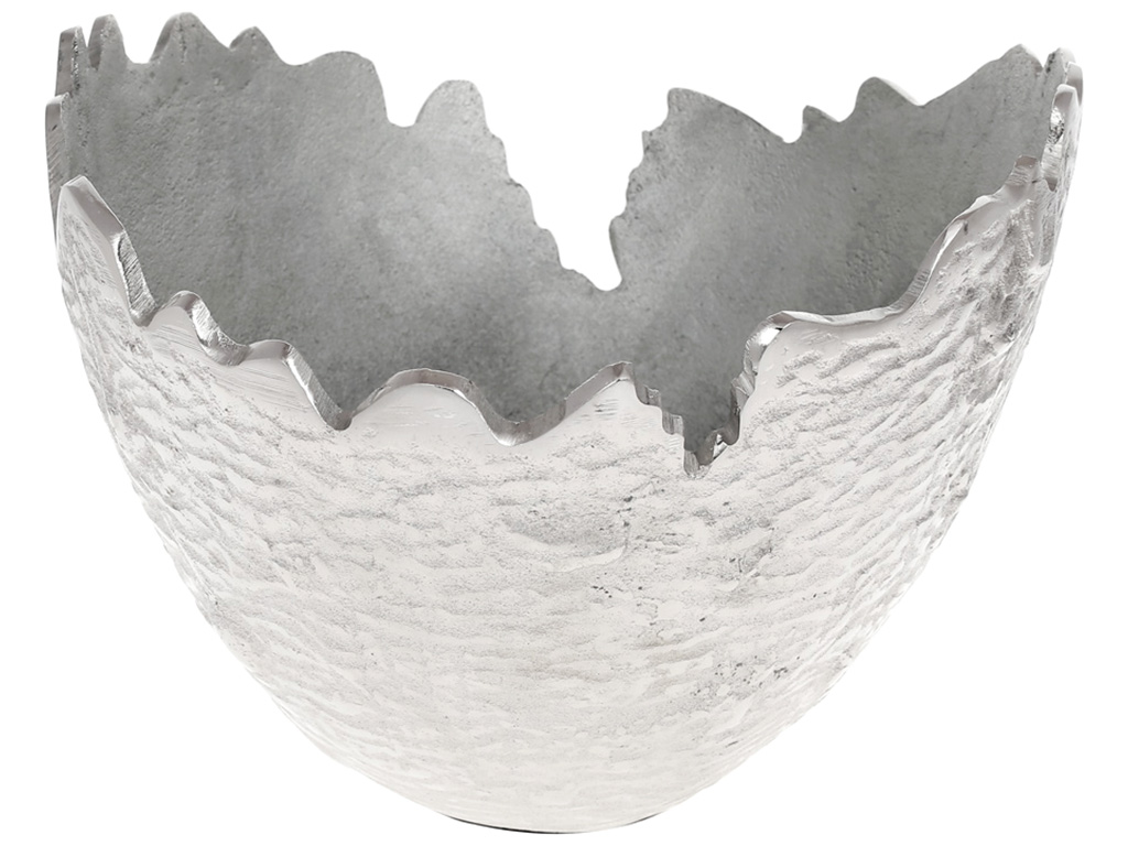 Декоративная чаша Кале, 29см, цвет – серебро